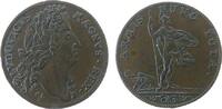 Jetons Rechenpfennig o.J. Kupfer Lauer Ch. - Louis XIV., Nürnberg, Büste nach rechts / Krieger mit Schild und Speer, ca. 21,5 MM ss+