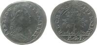 Rechenpfennig Rechenpfennig Messing Louis XV., Nürnberg, Büste nach rechts / Sonne bescheint Baum, Signatur: M.G.I., ca. 22 MM -