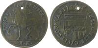 Rechenpfennig Rechenpfennig Messing Krauwinckel Hanns - Sultan (Ahmed I.?), Nürnberg, Sultan reitet nach links / Wappen, Signatur: HK, ca. 29 MM, gelocht -