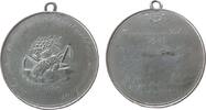 Medicina in nummis tragbare Medaille Zinn Gotha - auf die überstandene Teuerung, Sachsen-Coburg-Gotha, Garbe - Früchtekorb und Ackergerät / Auflistung der Lebensmitt -