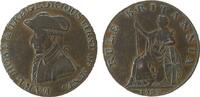 GB Großbritannien ab 1708 1/2 Penny Token Kupfer John Stride's - Emsworth (Hampshire), Büste von Earl Howe nach links / Britannia mit Speer und Schild, ca. 28,5 MM, mit R -