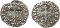 Lothringen Demi Gros Ag Lothringen Herzogtum - Charles III. (1545-1608), G, Nancy, Lorraine, Doppelwappen, ca. 1,15 Gramm -