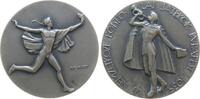 Ungarn Medaille Silber Budapest - auf die VI. Internationalen College Spiele, VI. Nemzetközi Foiskolai Játékok, nackter Läufer mit Zweig nach re -