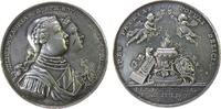 vor 1914 Medaille Silber Friedrich II. der Große (1740-1786) - auf die Vermählung seiner Nichte Friederike Sophie mit Wilhelm V. von Oranien, be -