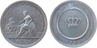vor 1914 Medaille Silber Friedrich Wilhelm III. (1797-1840) - auf das 100-jährige Bestehen des Königreiches, Borussia mit Schild und Lanze neben F -