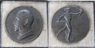 Köln Medaille Eisen Breitenbach Paul von - auf den Minister für öffendliche Arbeiten bei der königlichen Eisenbahndirektion, Büste nach links -