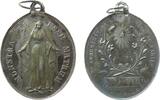Belgien tragbare Medaille Bronze versilbert Congregation der Marienkinder - Congrégation des Enfants de Marie, Maria Immaculata / Leere Gravurtafel, darüb -