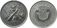 Städte Medaille Zinn Regensburg - auf das Kriegerfest, Armaturen / Wappen und Schrift, ca. 30,5 MM, entfernte Öse, kleine Randfehler -