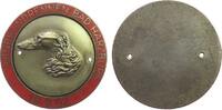 Tiere Medaille WM teilemailliert Bad Harzburg - Windhunderennen, ca. 40 MM, zwei Befestigungslöcher -
