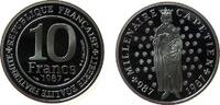 Frankreich 10 Francs Ag Hugo Capet -