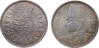 Ägypten 5 Piaster Ag Fuad I (1922-52), AH1358, Patina -