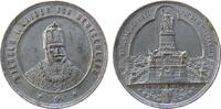 vor 1914 Medaille Zinn Wilhelm I (1797-1888), auf das Niederwalddenkmal, Brandenburg-Preußen, Brustbild Wilhelm I / Denkmal, v. J.R.- W.M., mattie -