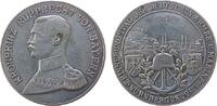 vor 1914 Medaille Bronze versilbert Rupprecht Kronprinz von Bayern - Erinnerungstag der Armee und Marine, Nürnberg, Brustbild nach links / Stadtan -