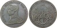 vor 1914 Medaille Bronze versilbert Rupprecht Kronprinz von Bayern - Erinnerungstag der Armee und Marine, Nürnberg, Brustbild nach links / Stadtan -