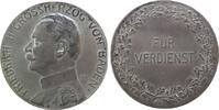 vor 1914 Verdienstmedaille Eisen Friedrich II. (1907-1918) Baden - für Verdienst, Büste nach links / Schrift im Kranz, ca. 38,5 MM, entfernter Henkel -