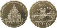 München Medaille Bronze München - auf die Ausstellung von Raymond Corbin, Staatliche Münzsammlung München, Ansicht der Residenz / Ile de la Cité -