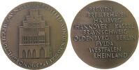 Städte Medaille Bronze Minden - auf das 10. Nordwestdeutsche Münzsammlertreffen, Gebäude / Schrift, Signatur: ABP, ca. 61 MM -