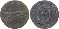 Städte Medaille Eisenguß Brückenau Bad - auf die Übergabe des Gerätehauses an die Freiwillige Feuerwehr, Ansicht des Metallwerkes Unterfranken G -