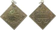 Gelegenheitsmedaillen tragbare Klippe o.J. Bronze Gott segne das Handwerk, div. Handwerksgeräte und Schuh / Texttafel umgeben von prunkvoller Ver...