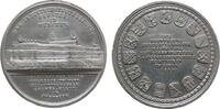 München Medaille Zinn München - auf die Ausstellung deutscher Industrie- und Gewerbs-Erzeugnisse, Bayern, Ausstellungsgebäude / Mehrzeiler im Wap -
