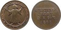 München Jeton Bronze München - auf das Stiftungsfest der D. K. G.-V., Bayern, Mönch mit Buch im Wappen / Mehrzeiler, ca. 20,2 MM -