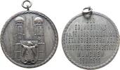München tragbare Medaille Bronze versilbert München - zur Erinnerung an das 75-jährige Jubiläum des Veteranen- und Kriegervereins, Frauenkirche / Mehrzeil -