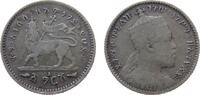 Äthiopien 1/20 Birr Ag Menelik II, 1 Gersh -
