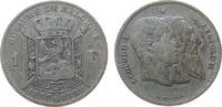 Belgien 1 Franc Ag Leopold II, 50 Jahre Staatsgründung -