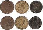 Jetons Lot zu 3 Jetons Bronze Louis XIV. o.J. (26,5 MM), Louis XIV. 1683 (27,2 MM), Louis XV o.J. (25,5 MM) -