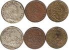 Jetons Lot zu 3 Jetons div. Bronze Louis XIV. o.J. (26 MM - Batiments du Roi), Louis XV. o.J. (27,5 MM - versilbert), Louis XIV. o.J. (25,5 - Kri...