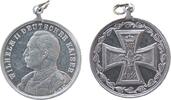 erster Weltkrieg Medaille Zinn Wilhelm II - eisernes Kreuz, v. M.&.W Stuttgart, ca. 29 MM -