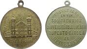Heidelberg tragbare Medaille Messing Universität - auf das 500. Jubiläum der Ruprecht Karl Universität, v. Zeiser, ca. 30,5 MM, fleckig -