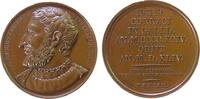 Frankreich Suitenmedaille Bronze Franciscus I. (Franz I.) (1494-1547) - französischer König, Valois-Angoulême, Büste nach links / Mehrzeiler, v. Gayrard, -