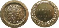 Medaille o.J. Bronze vergoldet Rheinhessen - für Leistungen im Weinbau, Landwirtschaftskammer, Wappen / Schrift, v. M.&.W. St. (Mayer und Wilh vz...