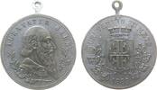 Sport tragbare Medaille 1889 Bronze versilbert Metz - auf den Turnverein, Büste von Jahn nach rechts / Wappen und Schrift, ca. 33 MM vz