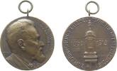 Sport tragbare Medaille 1913 Bronze Leipzig - zur Erinnerung an das 12. Deutsche Turnfest, Büste von Sanitätsrat Dr. Ferdinand Goetz nach rechts ...