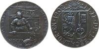 Schweiz Medaille Silber Genf - auf die 300-Jahrfeier der Beendigung der Belagerung, Catherine Royaume (Mère Royaume) wirft den Suppentopf aus dem -
