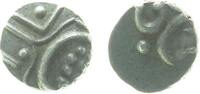 Indien IPS 1 Chuckram Ag Travancore, 1600-1847, ca. 0,35 Gramm -