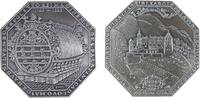 Heidelberg Medaille Silber Heidelberg - auf das große Heidelberger Faß 1196-1996, das Faß in der Perspektive / Schloß, sechseckig, ca. 40,3 MM, ca. -