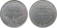 Gelegenheitsmedaillen Werbemarke o.J. Aluminium Rühmann Heinz - man braucht kein Geld im Europa Palast, 10 Dollar United States of America / Schr...