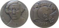 Medaille o.J. Rußland Bronze Brodski Isaak Israilewitsch (1884-1939) - russischer Künstler, Büste von vorn / Malerutensilien, ca. 60 MM prägefris...
