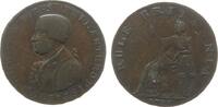 GB Großbritannien ab 1708 1/2 Penny Token Kupfer Howard John - Portsmouth (Hampshire), Brustbild nach links / Britannia mit Speer und Schild, ca. 27,7 MM, mit Randschrift -