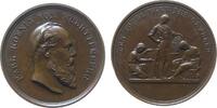 vor 1914 Medaille Bronze Karl (1864-1891) - Preismedaille der gewerblichen Fortbildungsschulen, Württemberg, Büste nach rechts / stehender junger -