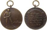 Sport tragbare Medaille Bronze Kegeln - III. Preis, verliehen an Wilhelm Hoffmann am 29. Nov. 1924 O.W.K.C., Kegler / Gravur, ca. 33,5 MM -