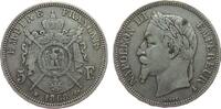 Frankreich 5 Francs Ag Napoleon III, A (Paris) -