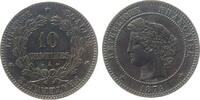 Frankreich 10 Centimes Br Ceres, A (Paris) -