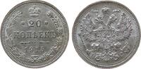 Rußland 20 Kopeken Ag Nikolaus II -