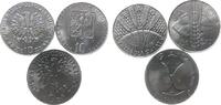 Polen 3 x 10 Zlotych KN FAO - Steinbutt, Weizenähren+Globus (Probe), Mutter mit Kind (Probe) -