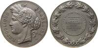 Frankreich Prämienmedaille Silber Viliers - M. Mennechet, ministere de L'instruction Publique, Ceres / Schrift, v. Oudiné, ca. 50,2 MM, ca. 67.07 Gramm, Ra -