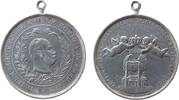 Wilhelm I. (1861-1888) tragbare Medaille Aluminium Wilhelm I (1861-1888) - auf seinen 100. Geburtstag, Preussen, Büste im Kranz nach rechts / zwei Putto halten Krone übe -